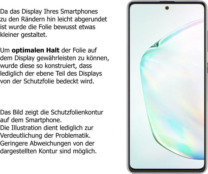 Actual product image Dipos Screen Protector Anti-Shock (2 pcs., Samsung Galaxy Note 10 Lite)