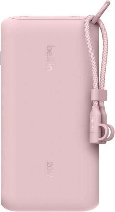Immagine prodotto Belkin BPB028HQPK, 20000 mAh, Rosa (20000 mAh, 20 W, 74 Wh)