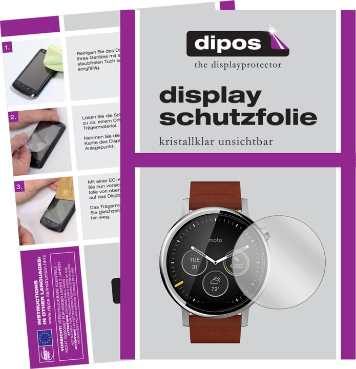 Image du produit Dipos Film de Protection d’écran Crystalclear (Moto 360)