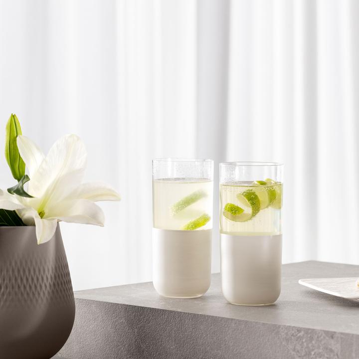 Image du produit Villeroy & Boch Verre à long drink, set de 4 pièces Manufacture Rock blanc (0.30 l, 4 x)