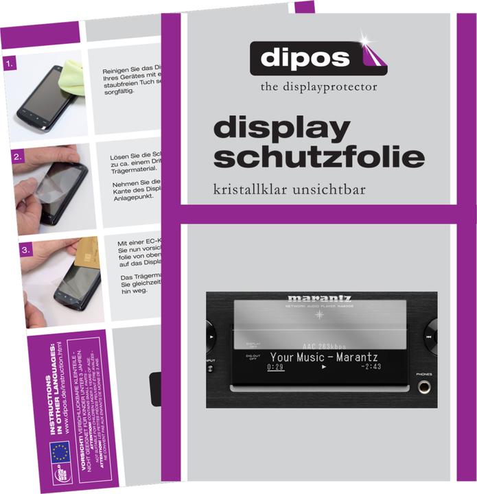 Produktbild Dipos Displayschutzfolie Crystalclear (2 Stück, NA 6006)