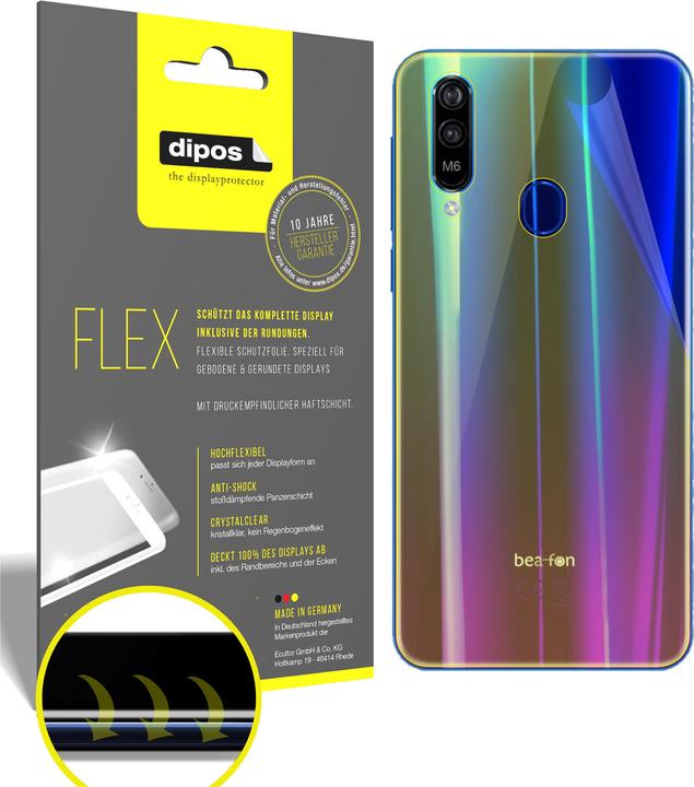 Produktbild Dipos Displayschutzfolie Full-Cover 3D (3 Stk., Beafon M6)