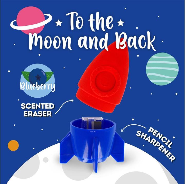 Produktbild Legami Spitzer Moon mit Radiergummi