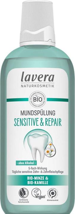 Immagine prodotto Lavera Menta e camomilla per persone sensibili (400 ml, Collutorio, Collutorio)