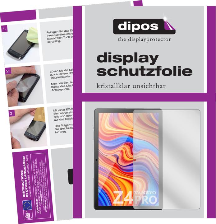 Produktbild Dipos Displayschutzfolie Crystalclear (2 Stück, MatrixPad Z4 Pro)