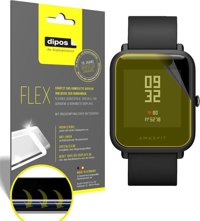 Produktbild Dipos Displayschutzfolie Full-Cover 3D (Amazfit Bip S)