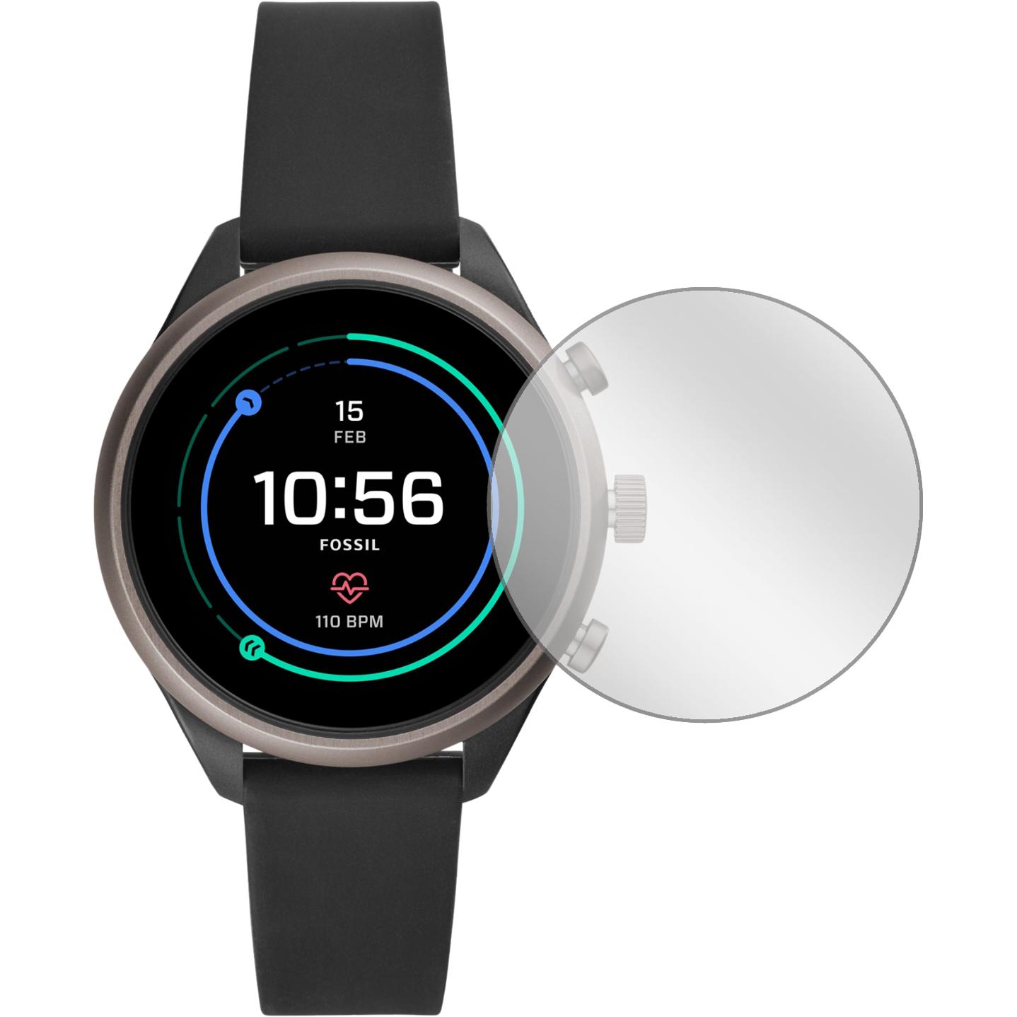 Thumbnail - Dipos Displayschutzfolie Crystalclear, Smartwatch Schutzfolie, Transparent