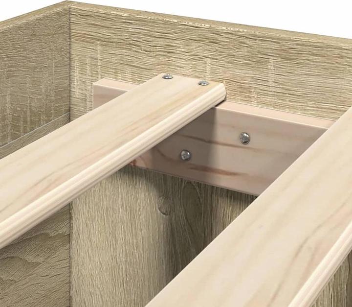 Actual product image VidaXL Bed frame with headboard (120 x 190 cm)