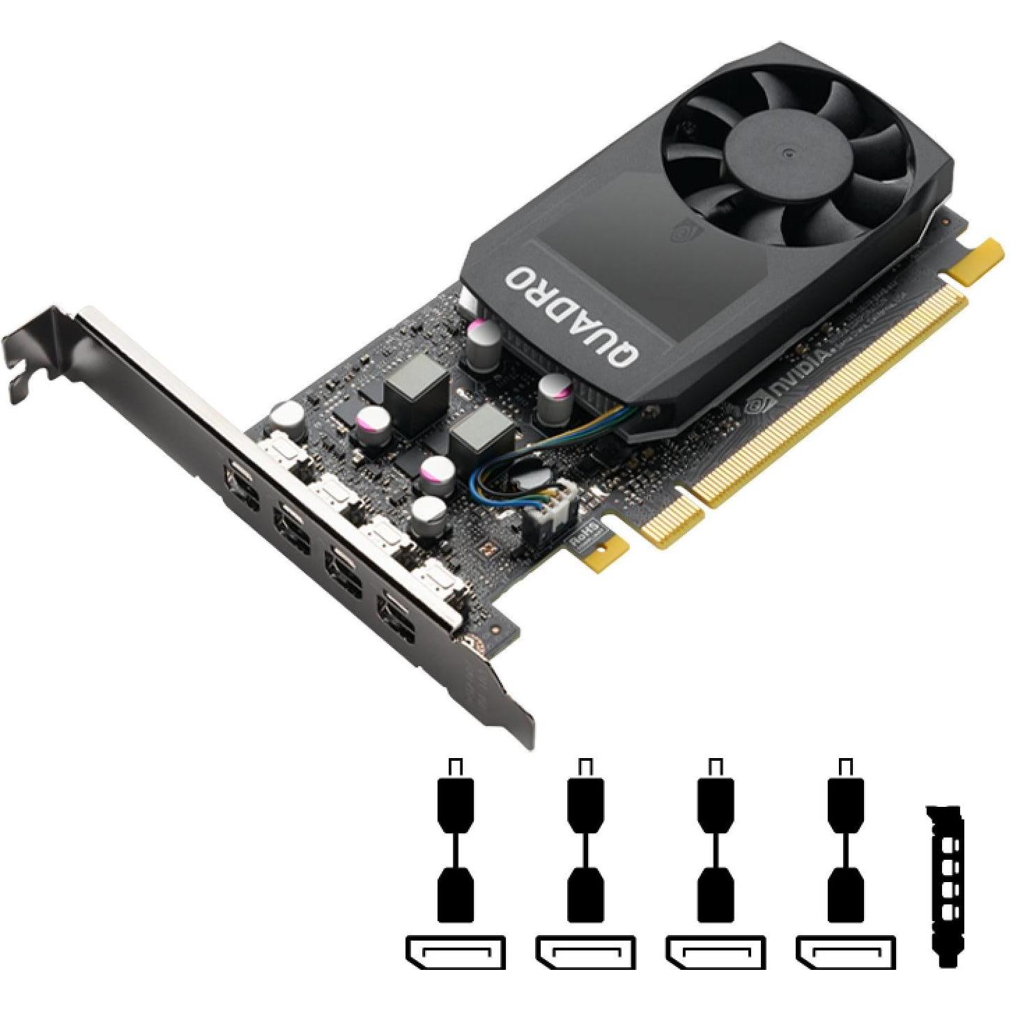 PNY Quadro P1000 V2 (4 GB), Grafikkarte