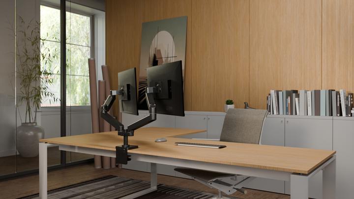 Actual product image Ergotron LX PRO ARM DUAL SIDE-BY-SIDEblack (Table, 27", 10 kg)