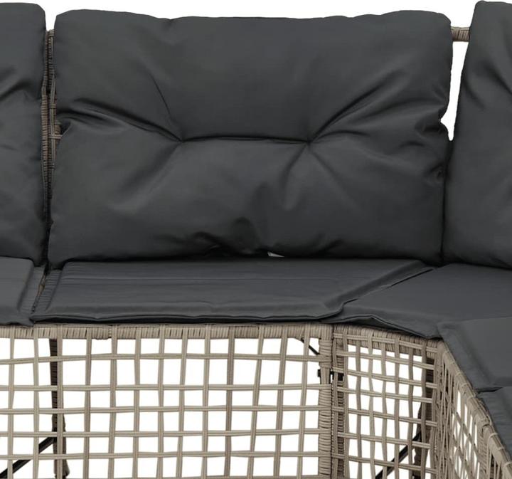 Actual product image vidaXL 10-piece garden lounge set with cushions