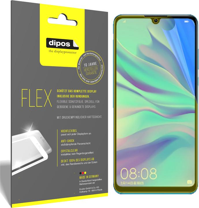 Brotect Pellicola 3D Full Cover Per Huawei P30 – 2 Pezzi – Auto-riparante – Anti Impronte – Made In Germany - 4
