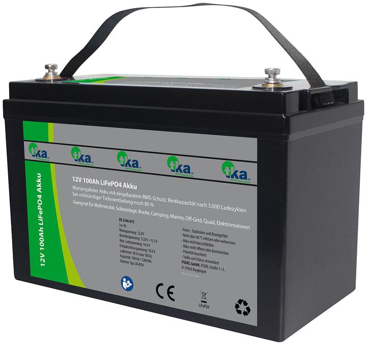 Produktbild TKA Akku für Solaranlage (12.80 V, 100 Ah)