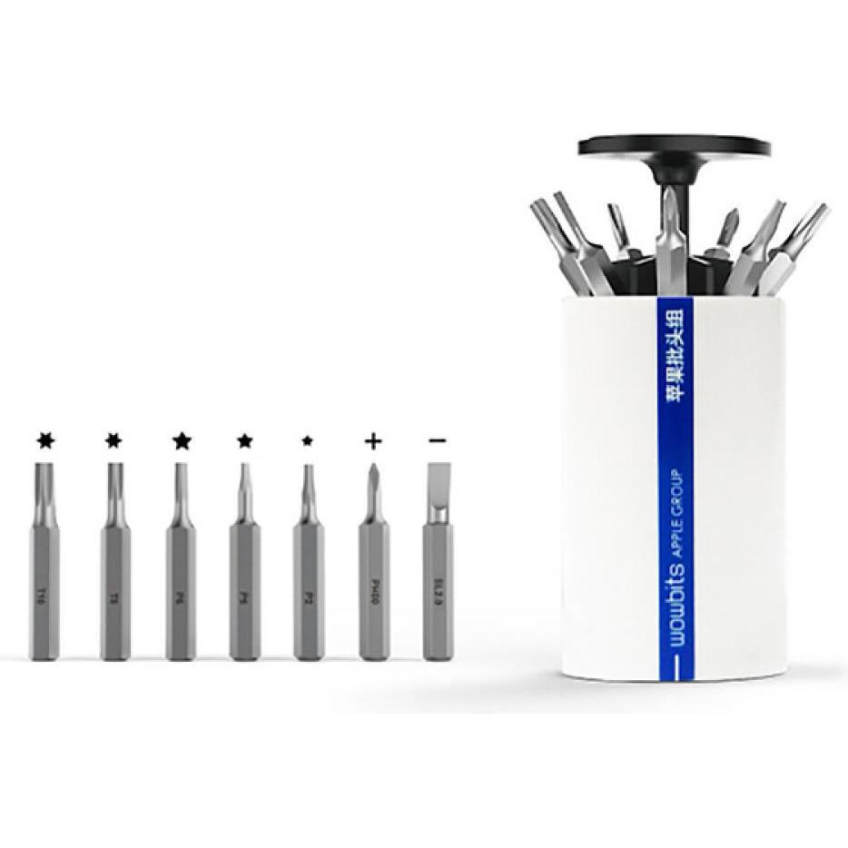 Wowbits, Schraubenzieher, Schraubendreher Bit Set Apple Group blau