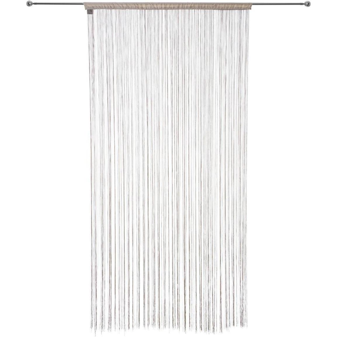 Atmosphera, Vorhang, CURTAIN LINEN THREAD 90X200CM D (90 x 200 cm)