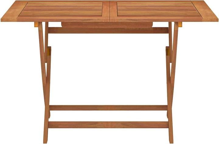 Produktbild vidaXL Gartentisch Klappbar Eukalyptus (120 x 70 x 75 cm)