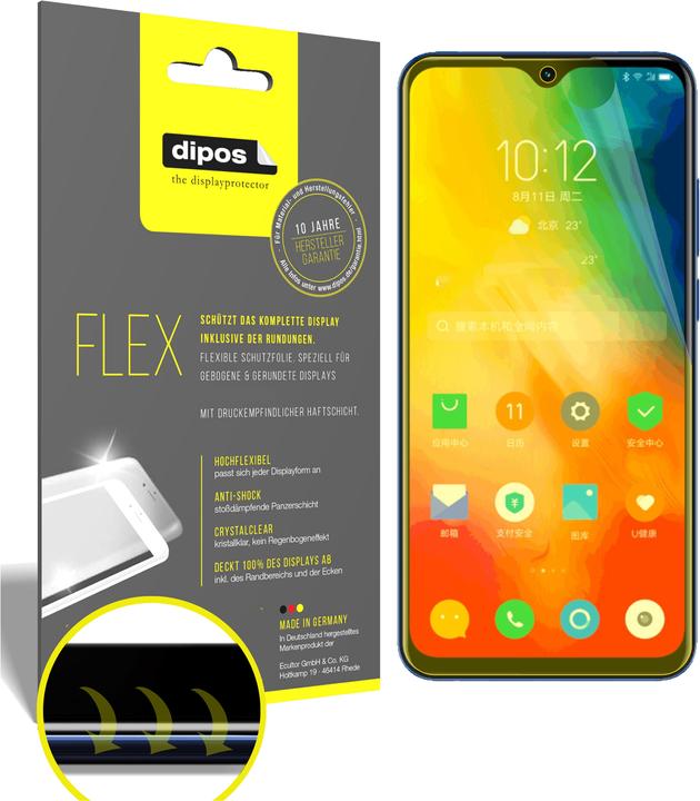 Actual product image Dipos Screen Protector Full-Cover 3D (2 Piece, Lenovo K6 Enjoy)