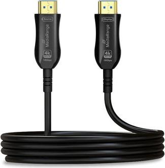 Produktbild MediaRange HDMI High Speed Ethernet Kabel AOC 18Gibt/s 15m (15 m, HDMI)