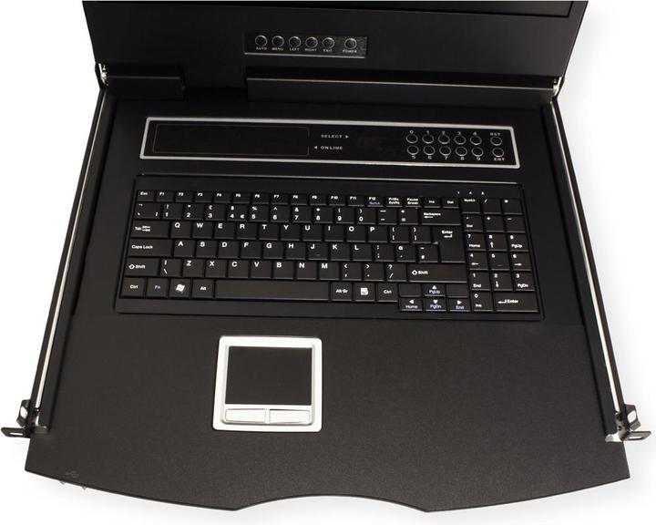 Actual product image Value KVM console with KVM switch - 8 ports - USB - United Kingdom - 48 cm (19")