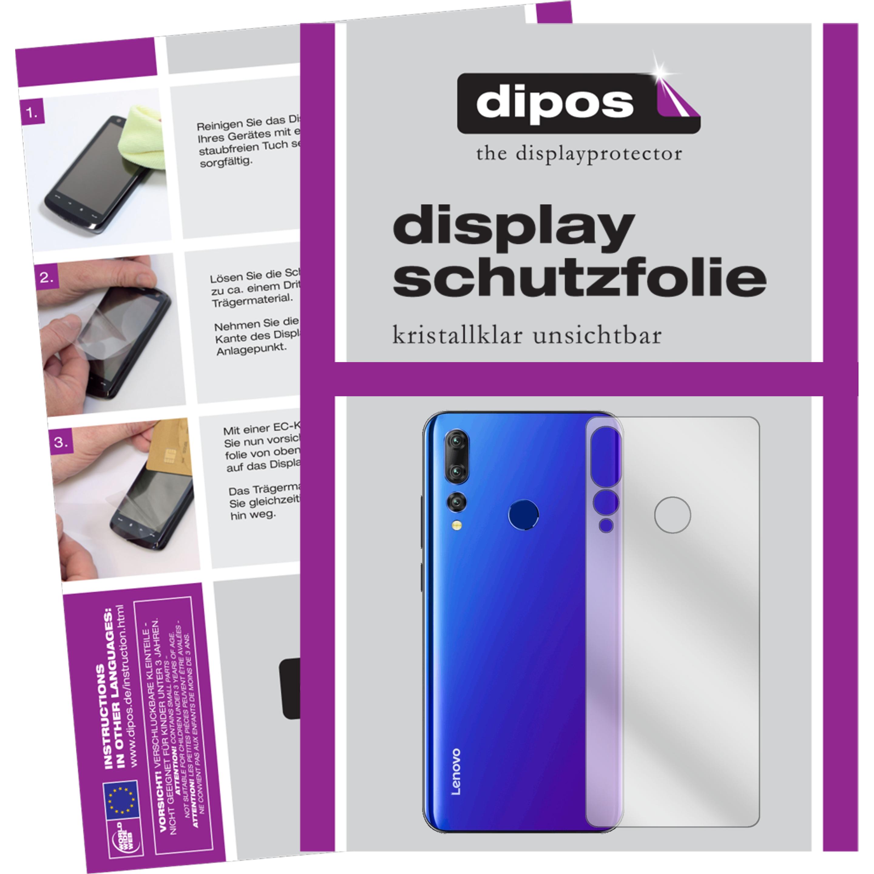 Dipos Displayschutzfolie Crystalclear (2 Stück, Lenovo K6 Enjoy), Smartphone Schutzfolie, Transparent