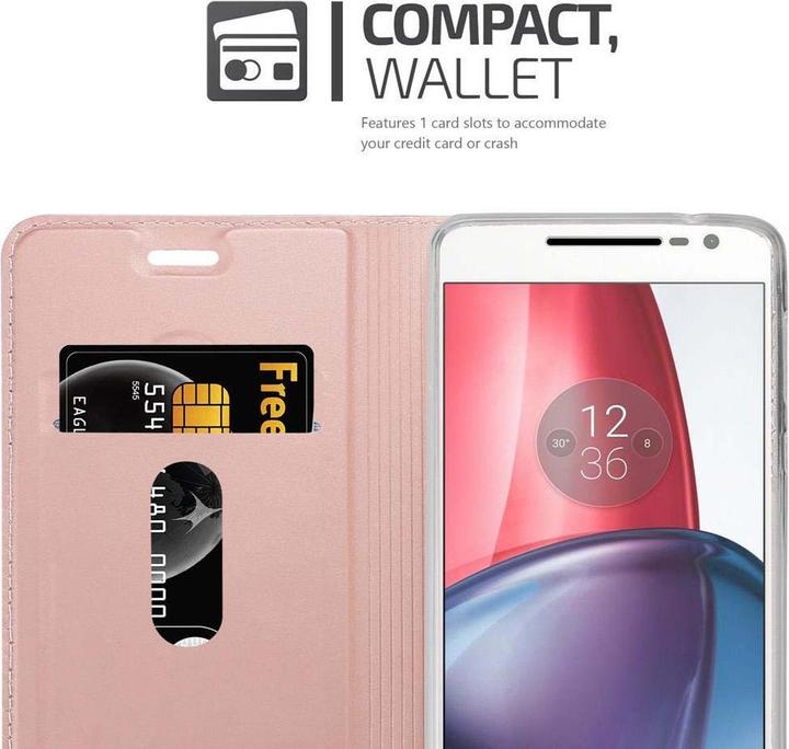 Actual product image Cadorabo Book Classy Style Cover (Motorola Moto G4 Plus, Motorola Moto G4)