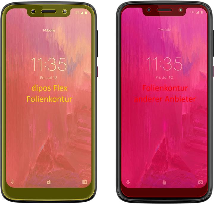 Image du produit Dipos Film de Protection d’écran Full-Cover 3D (3 pcs, T-Mobile Revvlry)