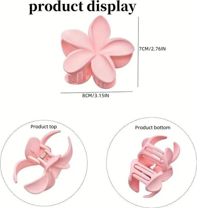 Immagine prodotto ASMI 8 Stück Haarkrallen, Haarklammern Blumen (8 pz.)