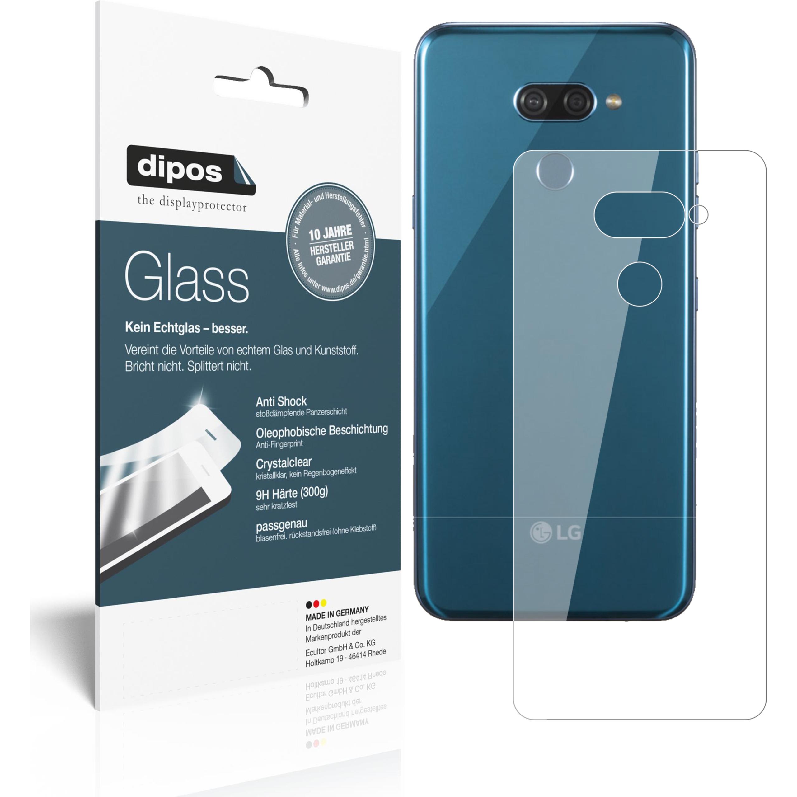Dipos Displayschutz Anti-Shock (2 Stück, LG K50), Smartphone Schutzfolie, Transparent