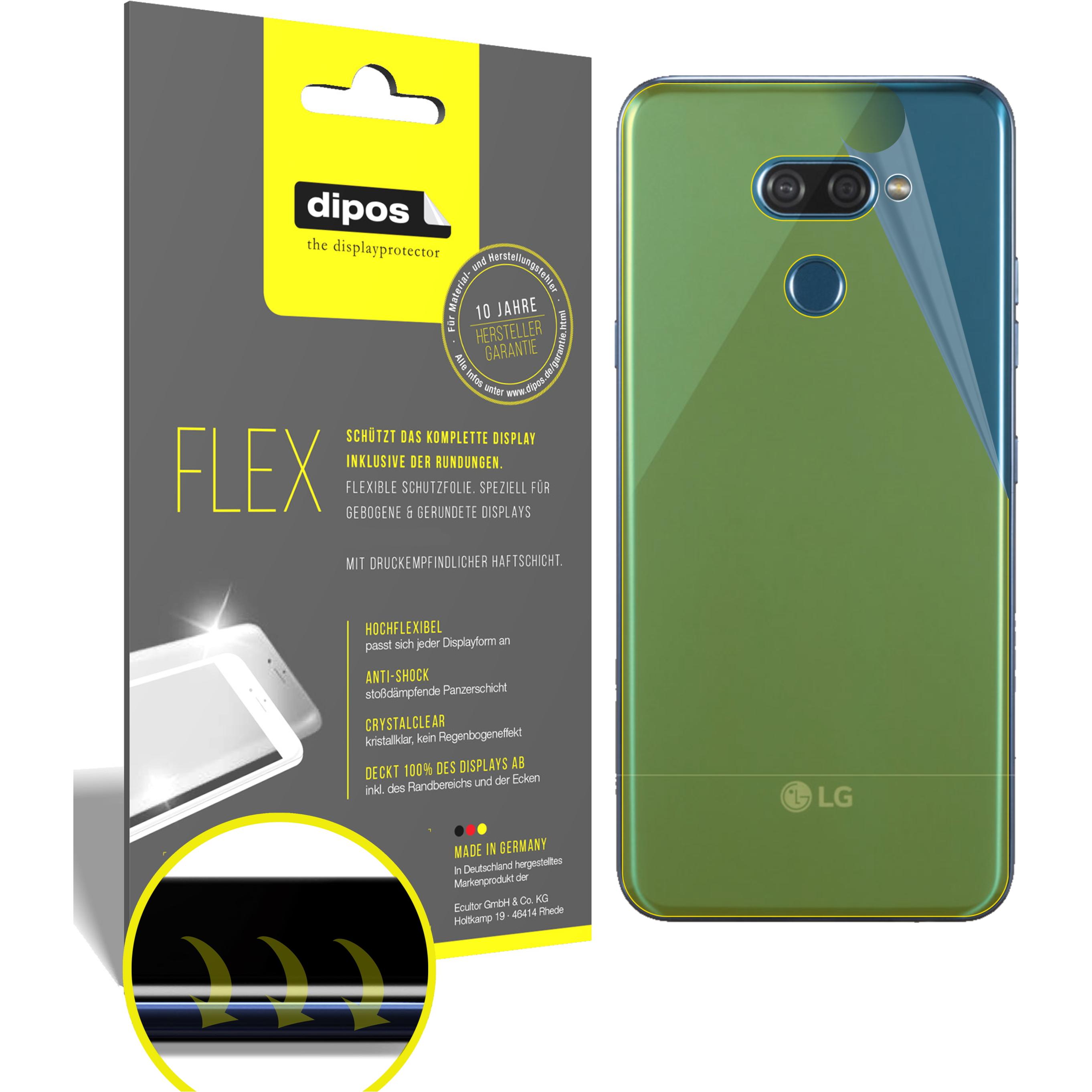 Dipos Displayschutzfolie Full-Cover 3D (3 Stück, LG K50), Smartphone Schutzfolie, Transparent