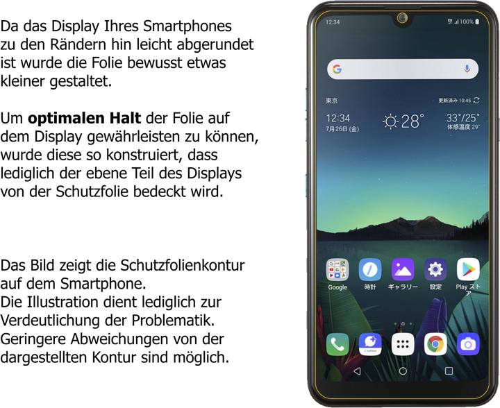 Produktbild Dipos Displayschutzfolie Crystalclear (1 Stück, LG K50)