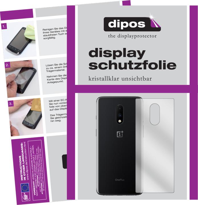 Produktbild Dipos Displayschutzfolie Crystalclear (2 Stk., OnePlus 7)