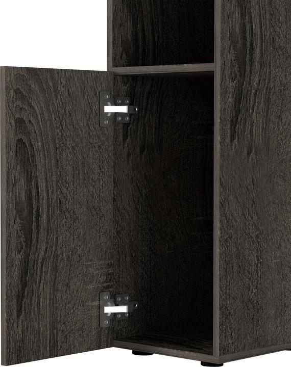 Produktbild VCM Nachtschrank | Masse ca. H. 90 x B. 30 x T. 35 cm | Beistelltisch mit Drehtühr | Nachttisch - Narila (30 x 35 x 90 cm)