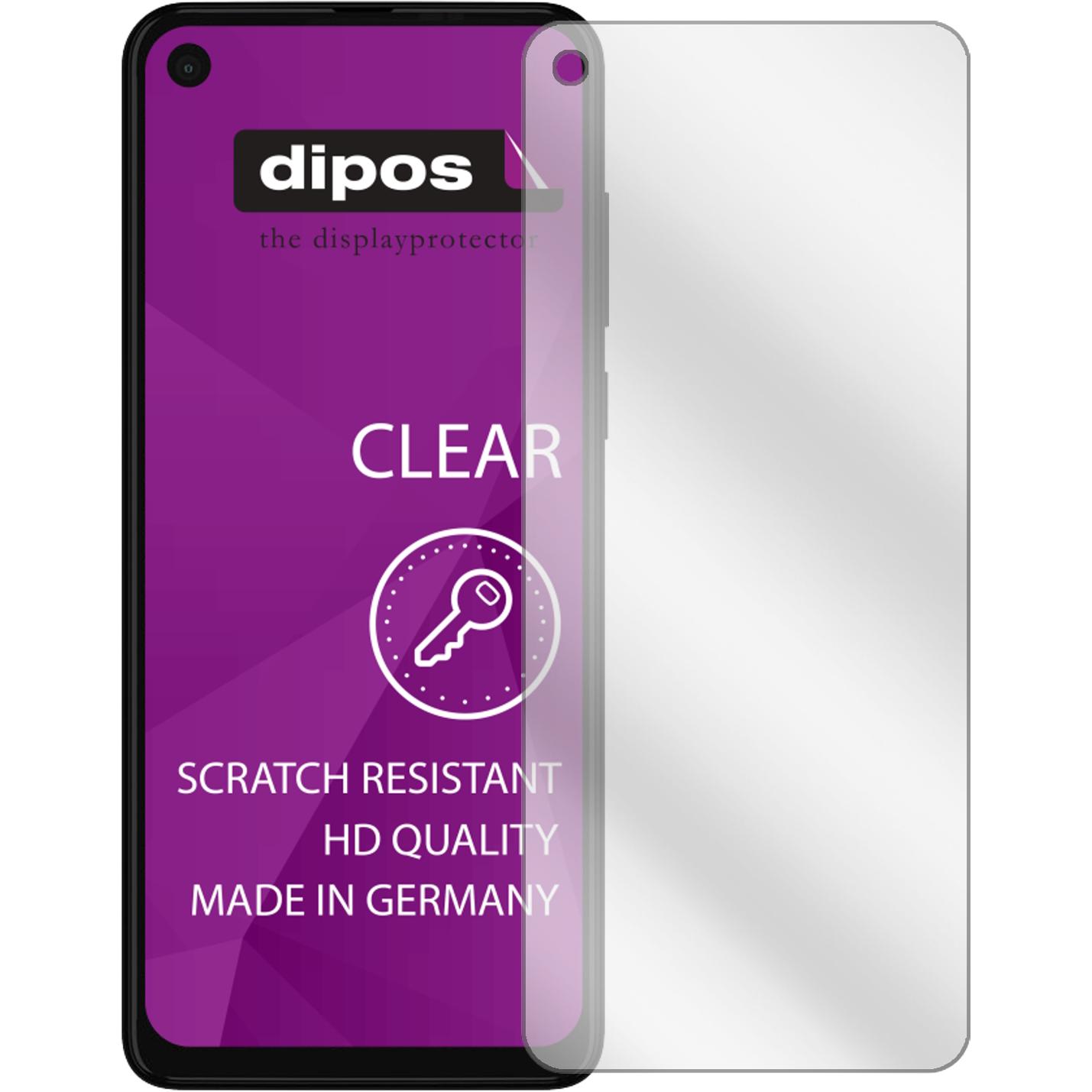 Thumbnail - Dipos Displayschutzfolie Crystalclear (4 Stück, Motorola One Vision), Smartphone Schutzfolie, Transparent