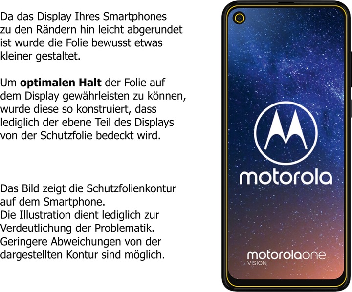 Produktbild Dipos Displayschutzfolie Antireflex (4 Stück, Motorola One Vision)