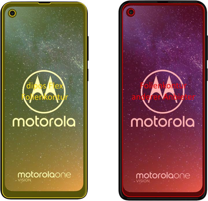Actual product image Dipos Screen Protector Full-Cover 3D (3 pcs., Motorola One Vision)