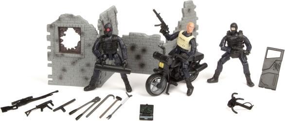 Actual product image MC Toy Centre S.W.A.T. Action Figure 3-bigpack Type C 1:18