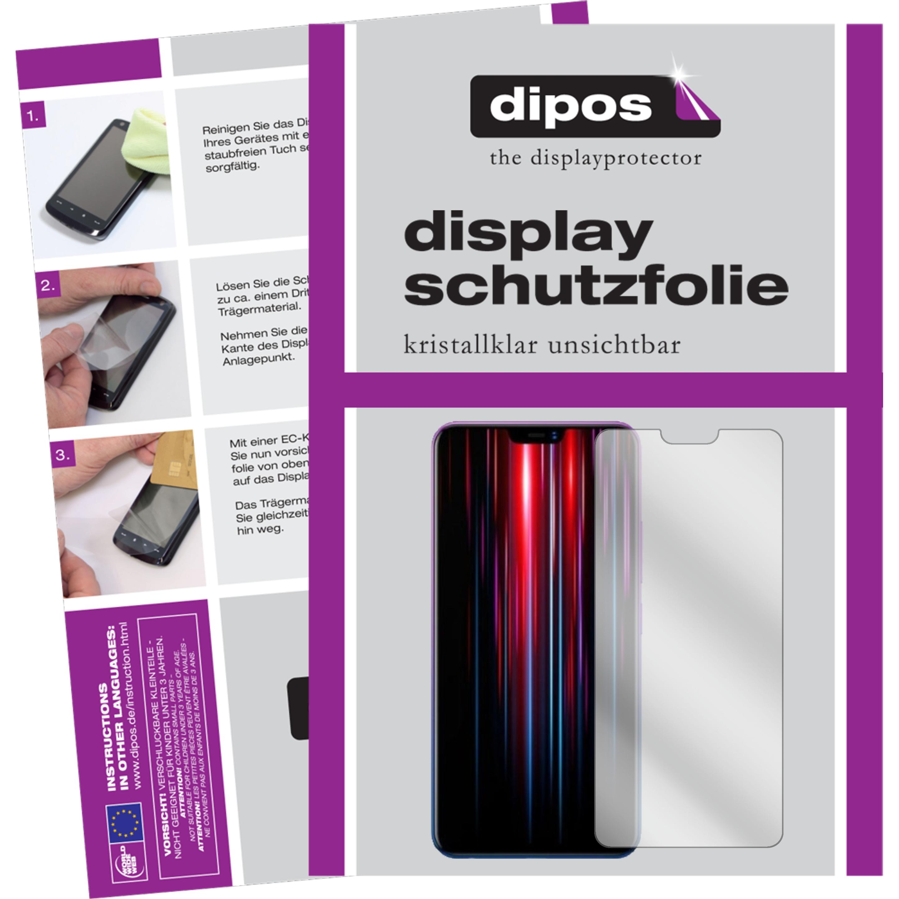 Dipos Displayschutzfolie Crystalclear (1 Stück, Vivo Z1 Lite), Smartphone Schutzfolie, Transparent