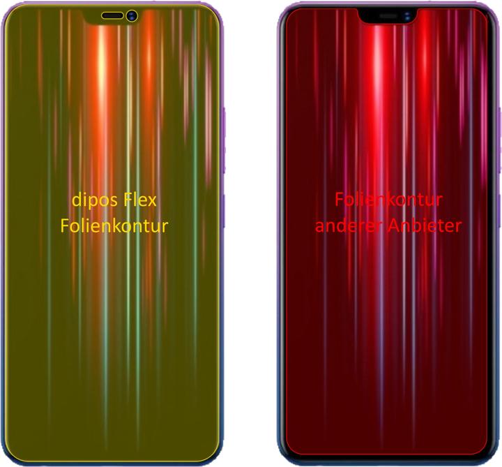 Produktbild Dipos Displayschutzfolie Full-Cover 3D (3 Stück, Vivo Z1 Lite)