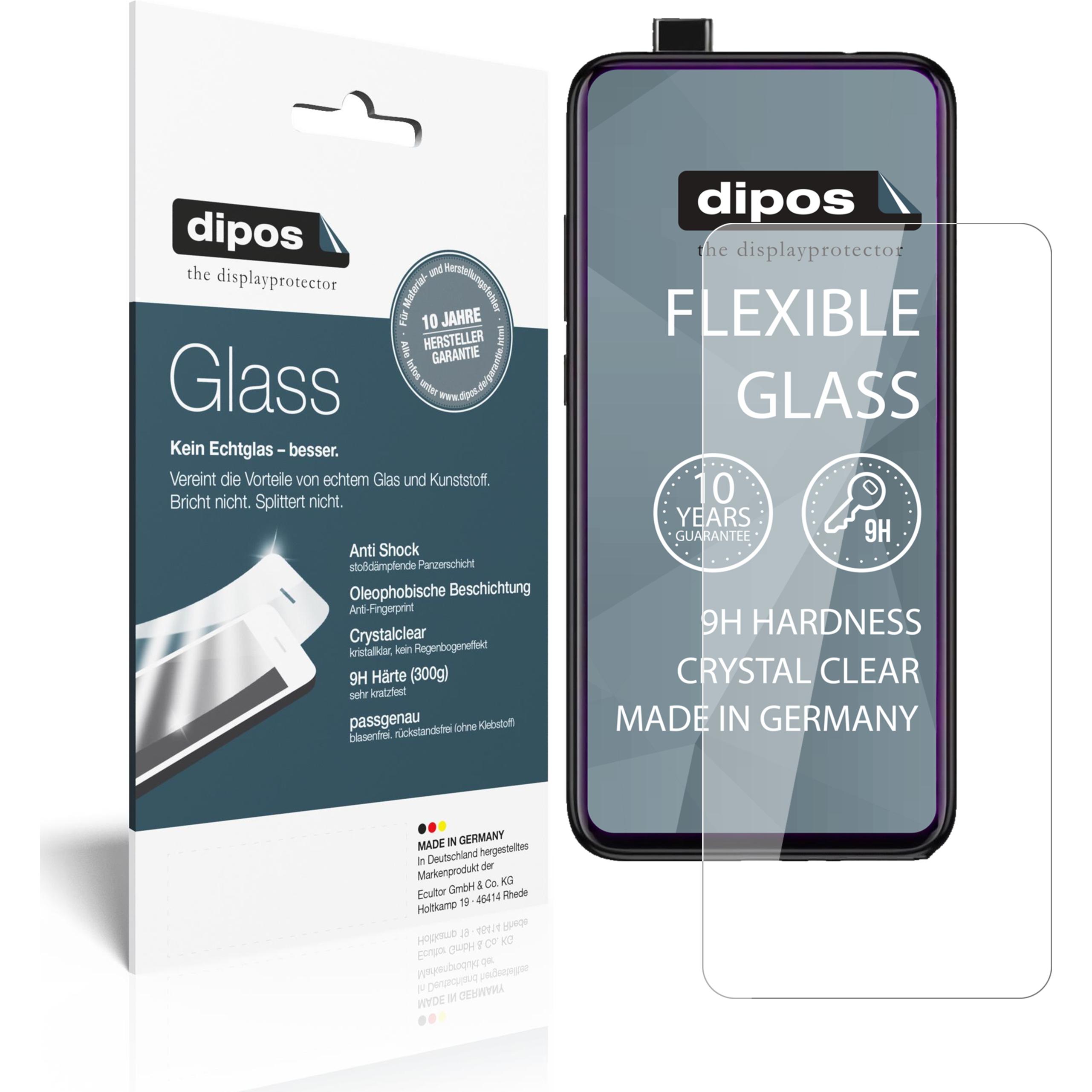 Dipos Displayschutz Anti-Shock (2 Stück, Xiaomi Redmi K20 Pro), Smartphone Schutzfolie, Transparent