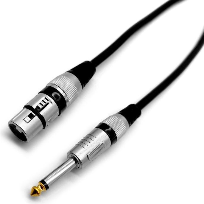 NVS NuovaVideosuono, Mikrofonkabel, 6,3-mm-Klinkenstecker, Cannon XLR, 5 m (5 m, XLR), Cavo audio