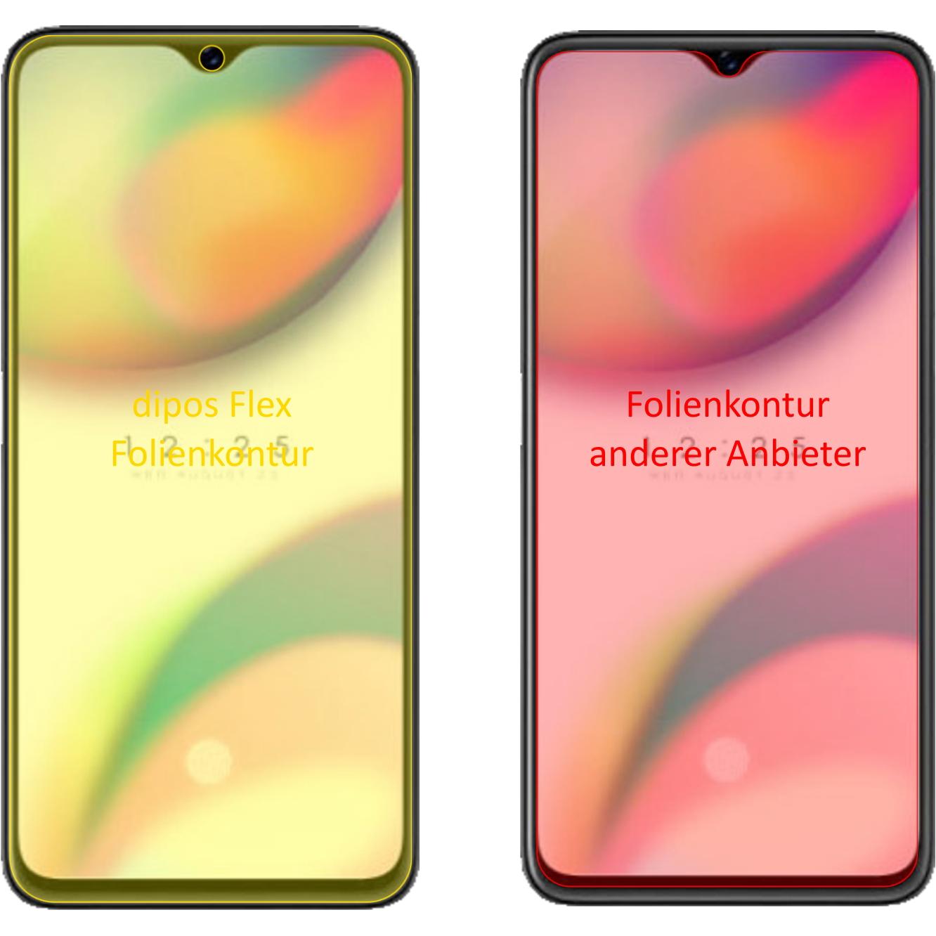 Thumbnail - Dipos Displayschutzfolie Full-Cover 3D (2 Stück, Oppo Reno Z), Smartphone Schutzfolie, Transparent