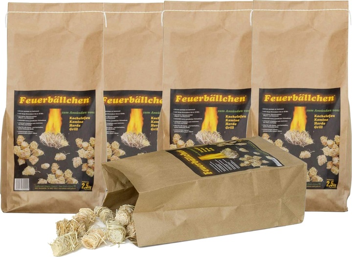 Actual product image Raiffeisen-Waren Raiffeisenwaren fireball lighter, content 12,5 kg, burning time 10 min