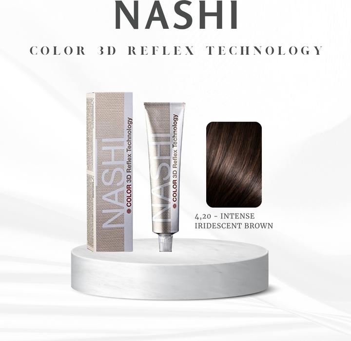 Produktbild Nashi Color 3D Reflex Technology Haarfarbe (Intense Iridescent Brown)