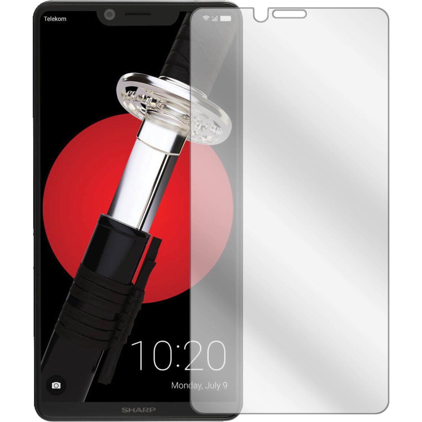 Thumbnail - Dipos Displayschutzfolie Crystalclear (2 Stück, Sharp Aquos D10), Smartphone Schutzfolie, Transparent
