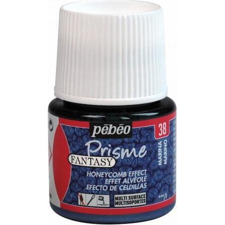Pebeo, Künstlerfarbe + Bastelfarbe, Fantasy Prisme (Marineblau, 45 ml)
