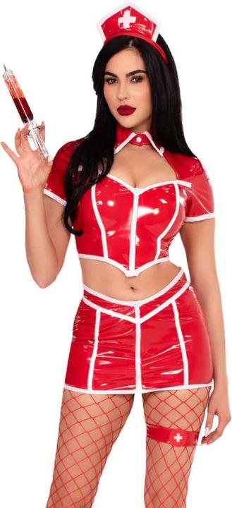 Actual product image Leg Avenue - Red Alert Nurse Costume - Red (L)