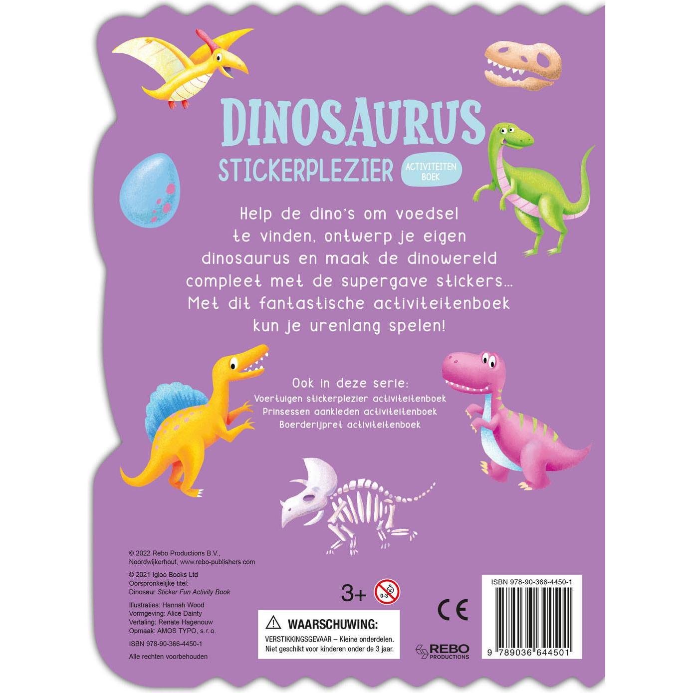 Thumbnail - Rebo, Sticker, Lustiges Stickerbuch mit Dinosaurier-Aufklebern