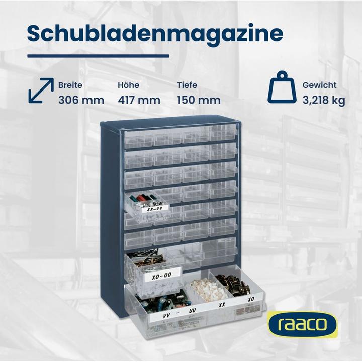 Actual product image Raaco Steel magazine 928-123 blue