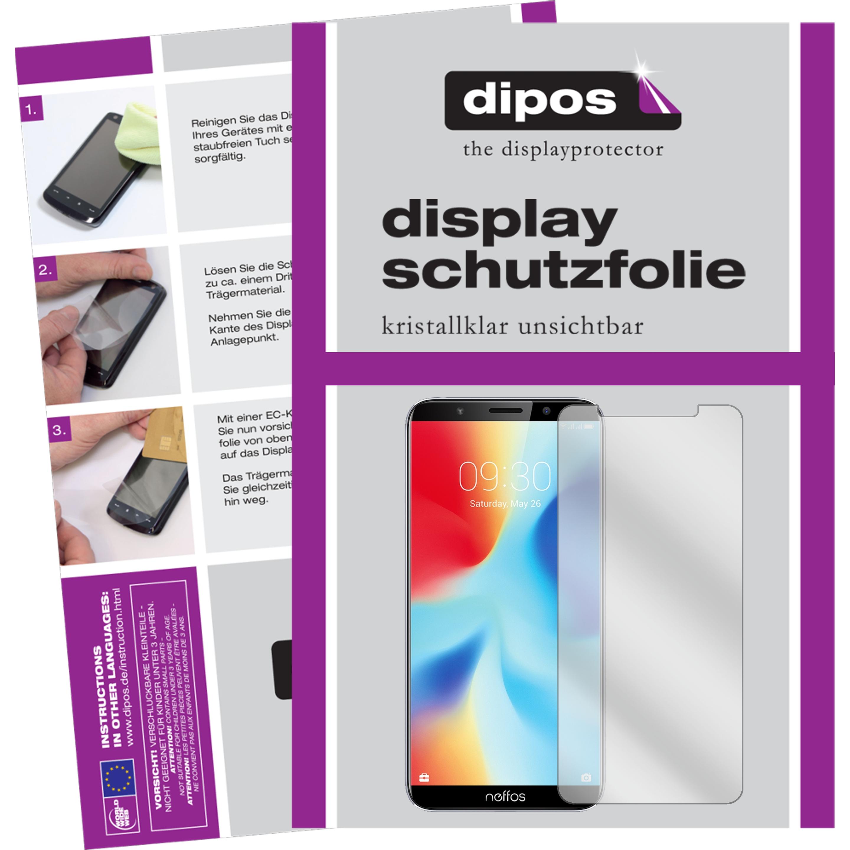 Dipos Displayschutzfolie Crystalclear (1 Stück, TP-Link Neffos C9A), Smartphone Schutzfolie, Transparent