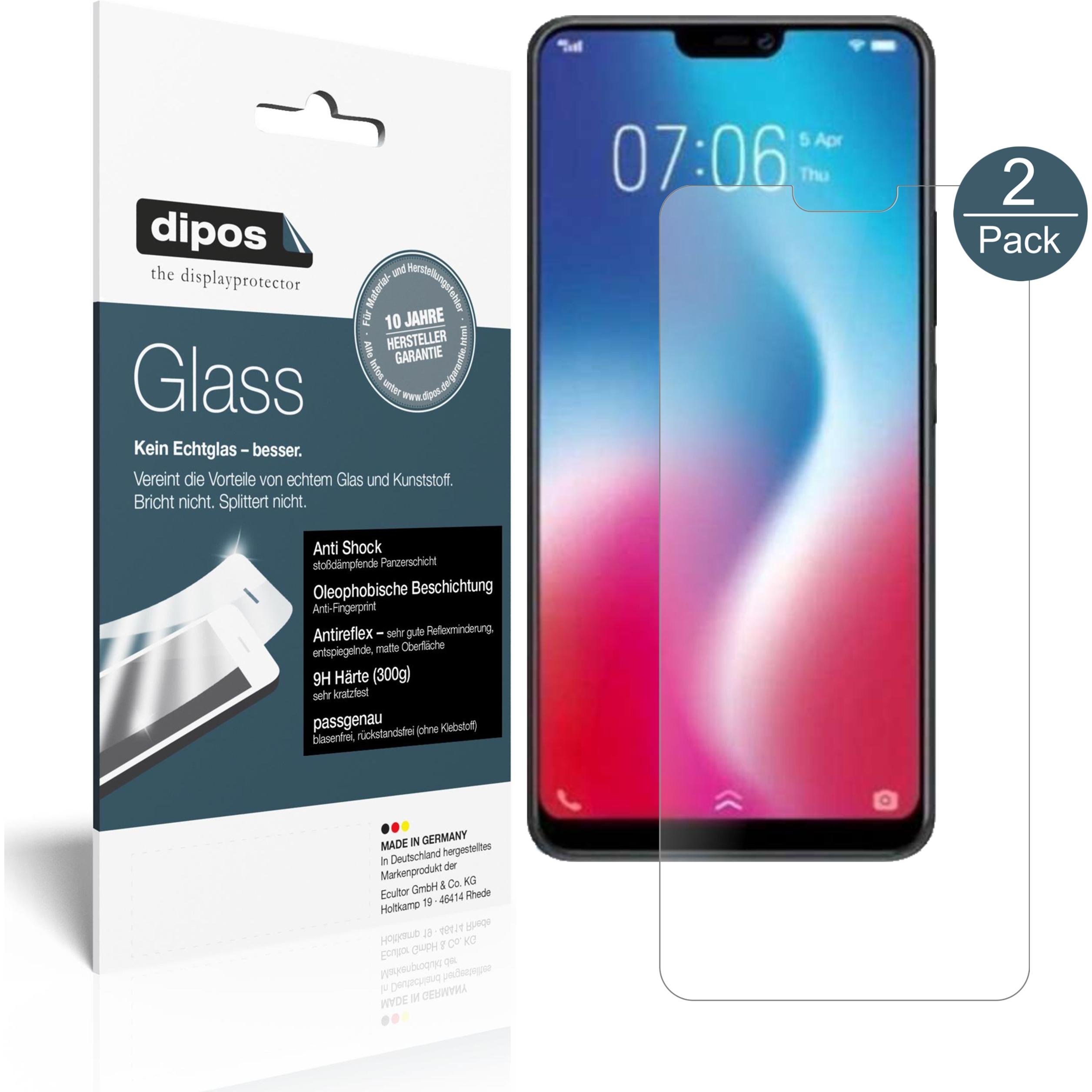 Dipos Displayschutz Anti-Shock (1 Stück, Vivo Y85), Smartphone Schutzfolie, Transparent
